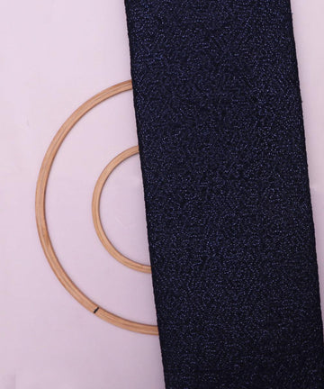 navy blue small heavy sequin net fabric o132 5681